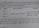 Tổ đại biểu QH TP.HCM đơn vị 4 dời lịch tiếp xúc cử tri