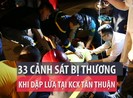 Chữa cháy ở Khu chế xuất Tân Thuận, 33 cảnh sát bị thương