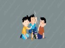 Trẻ nhỏ uống rượu: 1 ngụm nhỏ cũng gây hại