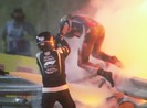 Xe đua F1 nổ tung trên đường đua, Grosjean thoát chết thần kỳ