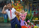 Trường học tưng bừng đón tết