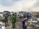 Hàng trăm tấn chất thải rắn công nghiệp được đốt sai quy định