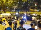 Người đàn ông chết cháy dưới chân cầu vượt Sóng Thần