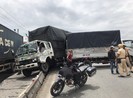 Tai nạn liên hoàn xảy ra ở dốc Thiên Thu