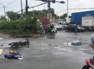 Hình sự truy tìm xe container tông chết người rồi bỏ chạy