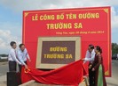 Tổ chức Lễ công bố tên đường Võ Nguyên Giáp, Trường Sa, Hoàng Sa ở TP. Vũng Tàu