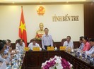 Phó Chủ tịch Quốc hội Phùng Quốc Hiển làm việc tại Bến Tre