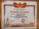 Công nhận liệt sĩ đối với Trung úy công an Tống Duy Tân