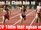 Xem 'nữ hoàng tốc độ' Tú Chinh chiến thắng VĐV gốc Mỹ