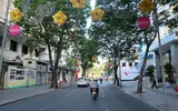 Mùng 4 Tết: đường phố Sài Gòn vẫn vắng tanh ảnh 3 Mùng 4 Tết: đường phố Sài Gòn vẫn vắng tanh ảnh 3