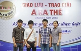 Trao giải À RA THẾ: Sôi nổi cãi nhau, cùng đưa pháp luật vào cuộc sống ảnh 44 Trao giải À RA THẾ: Sôi nổi cãi nhau, cùng đưa pháp luật vào cuộc sống ảnh 44