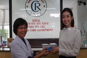 Hoa hậu Việt Nam đầu tiên đăng ký hiến tạng Hoa hậu Việt Nam đầu tiên đăng ký hiến tạng