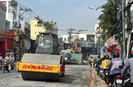 Lãnh đạo TP Thủ Đức yêu cầu làm ngày làm đêm dự án thoát nước đường Võ Văn Ngân