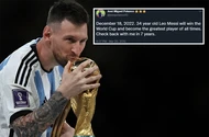 Kỳ lạ ‘nhà tiên tri’ dự đoán đúng Messi vô địch World Cup 7 năm trước