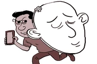 Cạo đầu để dễ đi trộm