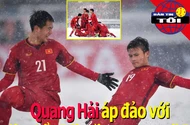 Quang Hải áp đảo với cầu vồng trong tuyết; Tiến Dũng về TP.HCM