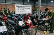 Công an TP.HCM tìm chủ nhân của 13 chiếc xe máy bị thu giữ