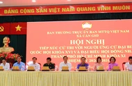 Cử tri xã Cần Giờ mong ứng cử viên ĐBQH hoàn thiện pháp luật, đảm bảo thu hồi tài sản tham nhũng