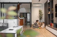 Ngôi nhà nổi bật với cách xếp viên gạch vuông như chơi sudoku