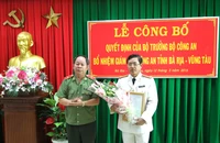 Bổ nhiệm Giám đốc Công an tỉnh Bà Rịa-Vũng Tàu