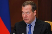 Phó chủ tịch Hội đồng An ninh Nga - ông Dmitry Medvedev. ẢNH: TASS