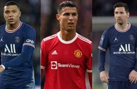Mbappe vượt mặt hai đàn anh Ronaldo và Messi