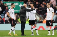 Ten Hag trút giận lên các cầu thủ Man United