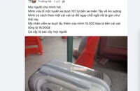 Vụ thu 10.000 đồng phí vali: Đình chỉ công việc nữ nhân viên xe buýt