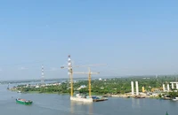 Cầu Mỹ Thuận 2 vượt tiến độ, 1 gói thầu đã hoàn thành