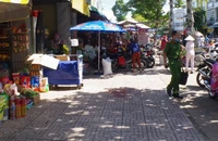 Hiện trường vụ án. Ảnh: Việt Anh