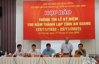 Bắn pháo hoa trong đêm kỷ niệm 190 năm thành lập tỉnh An Giang