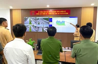 Trung tâm giám sát được đặt tại trụ sở Phòng PC08 Công an TP.HCM. Ảnh: MINH VƯƠNG