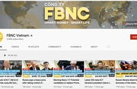 Nền tảng Youtube của công ty FBNC. Ảnh chụp màn hình