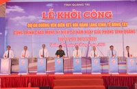 Chủ tịch nước phát lệnh khởi công đường ven biển hơn 2.000 tỉ ở Quảng Trị