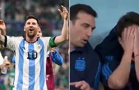Messi ghi bàn, HLV Argentina rơi nước mắt ngay trên sân