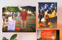 Đằng sau những cái ôm miễn phí trên phố đi bộ Nguyễn Huệ