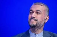 Ngoại trưởng Iran - ông Hossein Amirabdollahian tham dự cuộc thảo luận tại Diễn đàn Kinh tế Thế giới 2022 (WEF) ở quận Davos, bang Graubünden (Thụy Sĩ) ngày 26-5. Ảnh: REUTERS