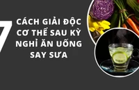 7 cách giải độc cơ thể sau kỳ nghỉ ăn uống say sưa