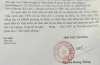 Vụ tử vong ở Công an huyện Long Thành: Bắt tạm giam cựu Trung uý Lưu Quang Trung