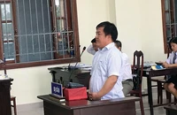 Bị cáo Phan Bá Tòng tại phiên tòa phúc thẩm.