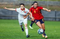 Đội tuyển nữ Việt Nam thua 0-9 Tây Ban Nha trong trận đấu tập cuối trước World Cup.