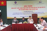 Sắp có sách giải thích Bộ Quy tắc Đạo đức và ứng xử nghề nghiệp luật sư Việt Nam