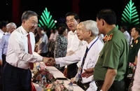 Tổng Bí thư dự lễ kỷ niệm 70 năm sự kiện tập kết ra Bắc tại Cà Mau