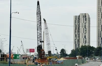 Bên trong đại công trường dự án nút giao An Phú, TP Thủ Đức
