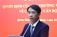 Bổ nhiệm Chánh Văn phòng Tỉnh ủy Quảng Bình