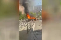 VIDEO: Xe hơi bị cài bom phát nổ gần Moscow, tướng Nga thiệt mạng