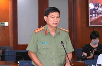 Thượng tá Lê Mạnh Hà, Phó Trưởng phòng tham mưu (PV01) Công an TP.HCM. Ảnh: NGUYỄN NHÂN