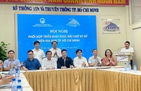 Sở TT&TT TP.HCM phối hợp cùng các đơn vị ký kết phối hợp triển khai chữ ký số. Ảnh: L.THOA