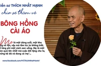 Thiền sư Thích Nhất Hạnh với 'Bông hồng cài áo' ngày lễ Vu Lan