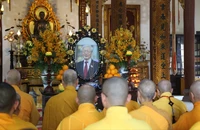 Tăng ni, phật tử Thừa Thiên Huế tưởng niệm Tổng Bí thư Nguyễn Phú Trọng